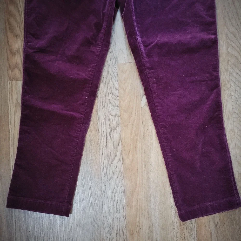 Scotch & Soda Corduroy Pants Mens XL Burgundy Purple Drawstring Trousers Casual‎
